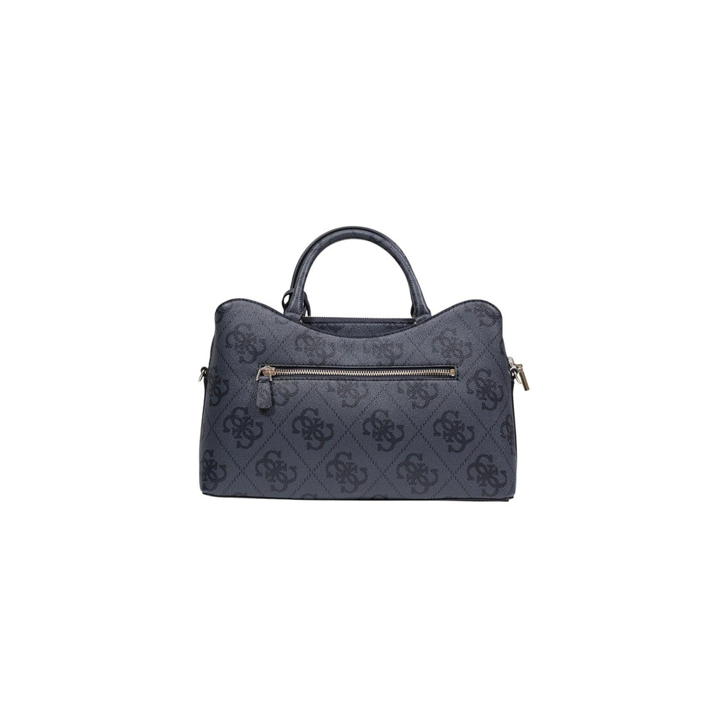 Guess Borsa Donna A Mano Con Tracolla Grigia Stampa 33x20.5x10.5