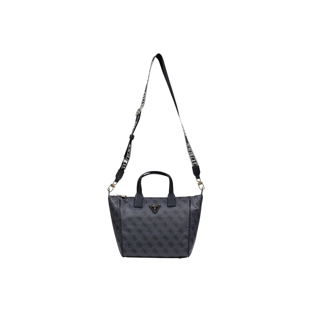 Guess Borsa Donna Grigio Con Tracolla E Cerniera 33x22x13 Cm