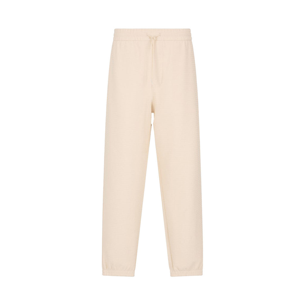 Emporio Armani Pantaloni Uomo Estate Bianchi Lacci Cotone Lyocell Elastan