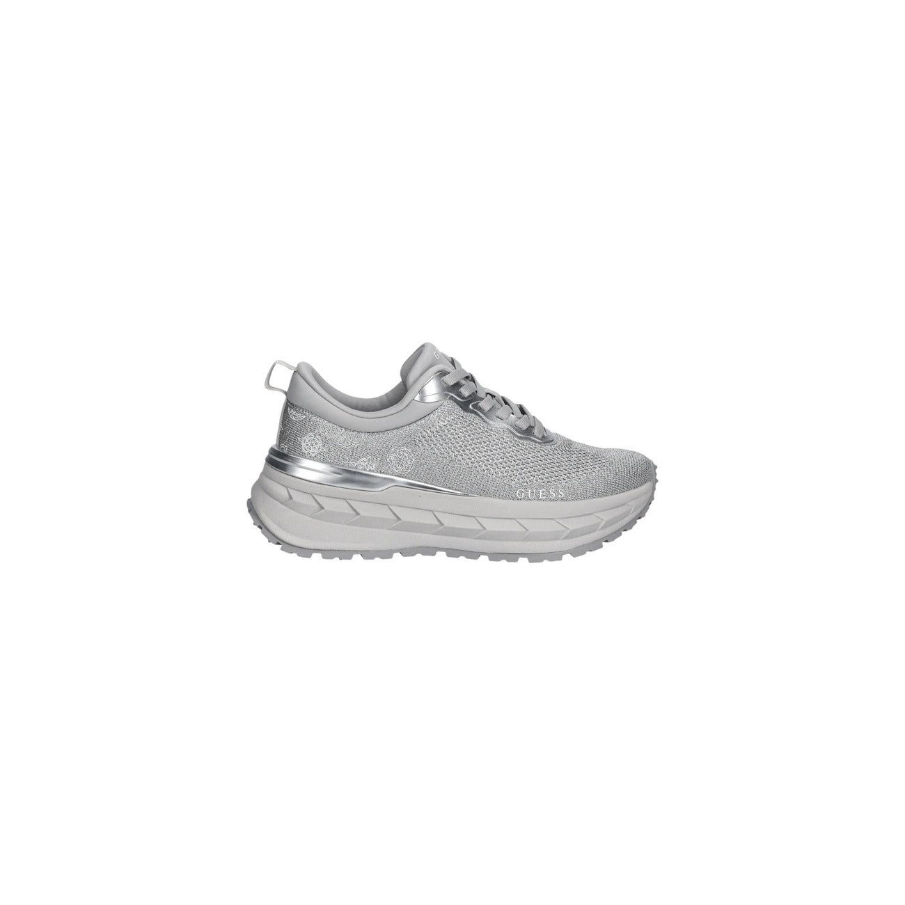 Guess Sneakers Donna Argento Primavera Estate Lacci Scarpe Sportive