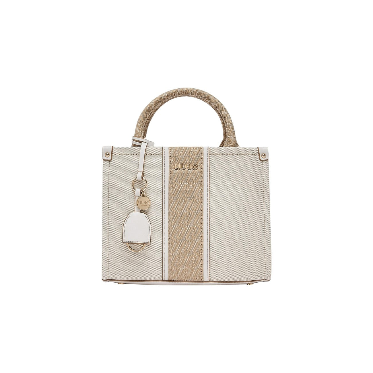 Liu Jo Borsa Donna A Mano Con Tracolla Beige 25x20x12 Cm