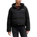 Tommy Hilfiger Jeans Giubbotto Donna Marrone Con Cappuccio E Chiusura A Cerniera Autunno Inverno DW0DW21625