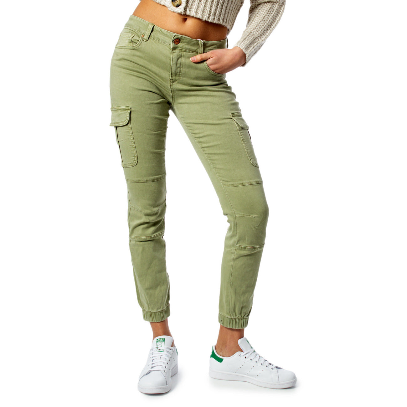 Jeans Donna Only Nero Con Zip E Bottone Elasticizzati 98 Cotone 2 Elastan