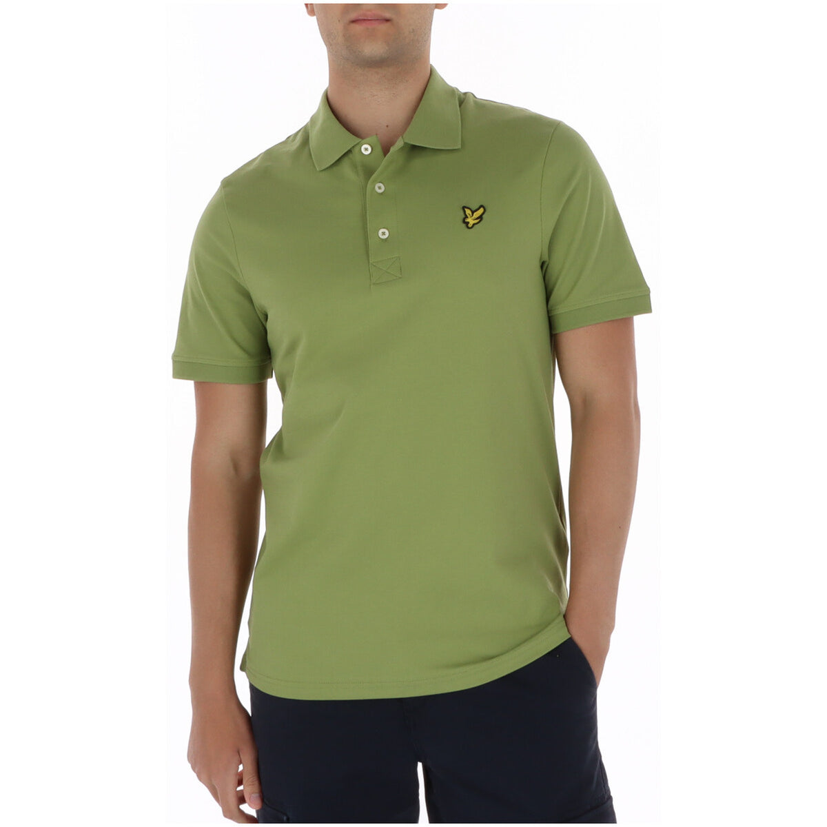 Abbigliamento Polo Lyle & Scott Lyle E Scott Polo Uomo Rosa Cotone Elastan Maniche Corte