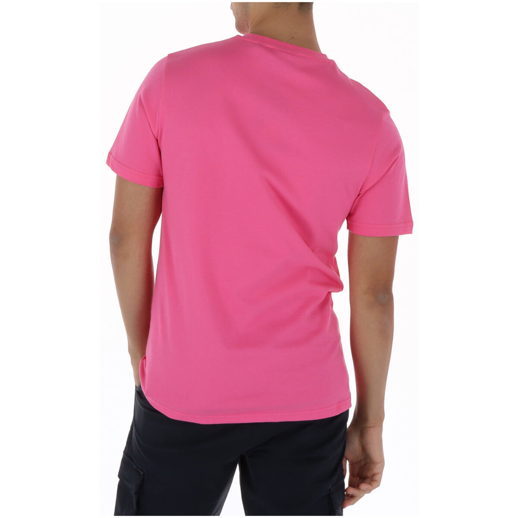Lyle E Scott T Shirt Uomo Rosa Girocollo Cotone Puro Maniche Corte Estate