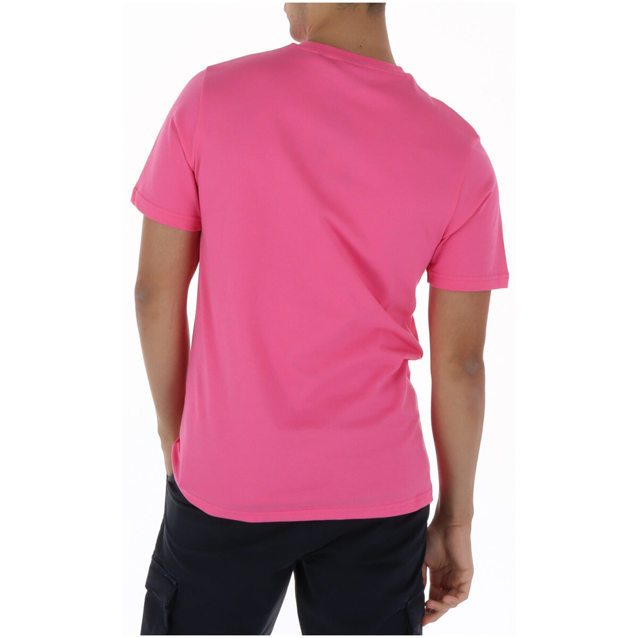 Lyle E Scott T Shirt Uomo Rosa Girocollo Cotone Puro Maniche Corte Estate