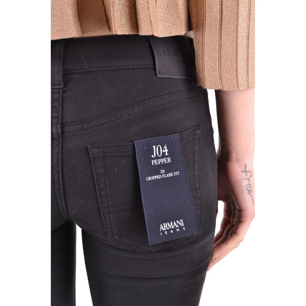 Armani Jeans Donna Jeans Nero Skinny Cotone Elastan Primavera Estate