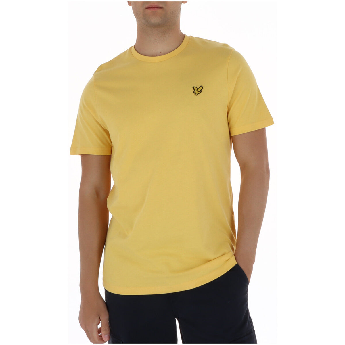 Abbigliamento T-shirt Lyle & Scott Lyle E Scott T Shirt Uomo Rosa Girocollo Cotone Puro Maniche Corte Estate