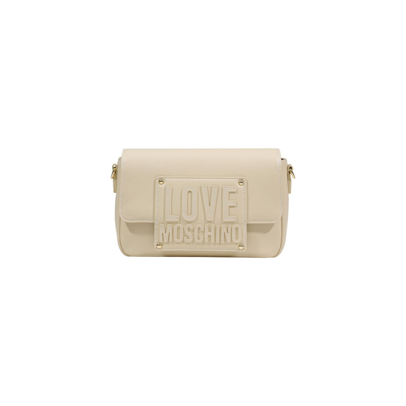 Love Moschino Borsa Donna Beige In Poliuretano 15x25x6 Cm