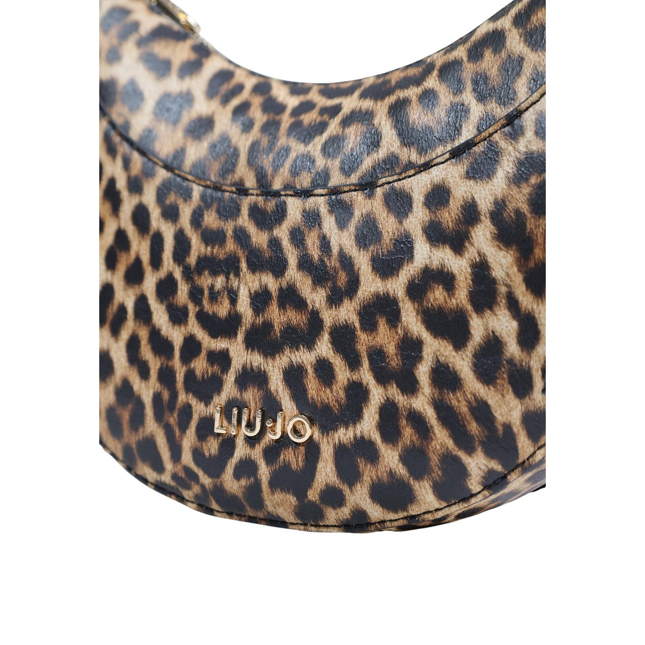 Liu Jo Borsa Donna Tracolla Beige Leopardata Piccola 23x18x7
