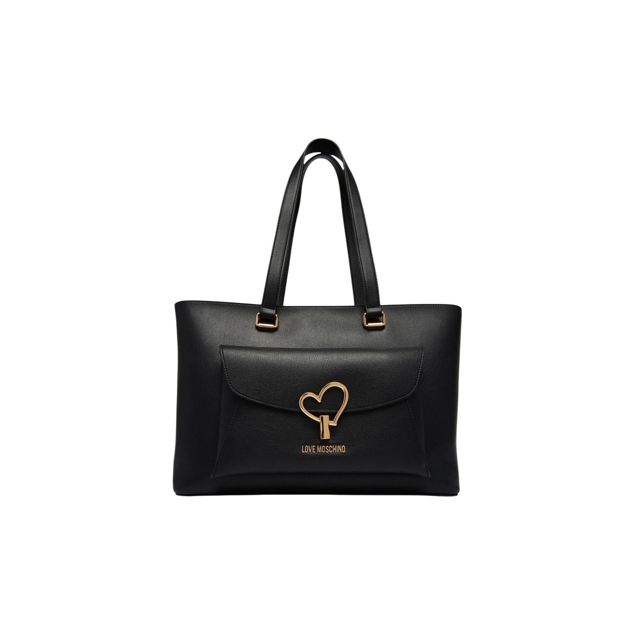 Love Moschino Borsa A Mano Donna Beige 39x24x10 Tasche Interne