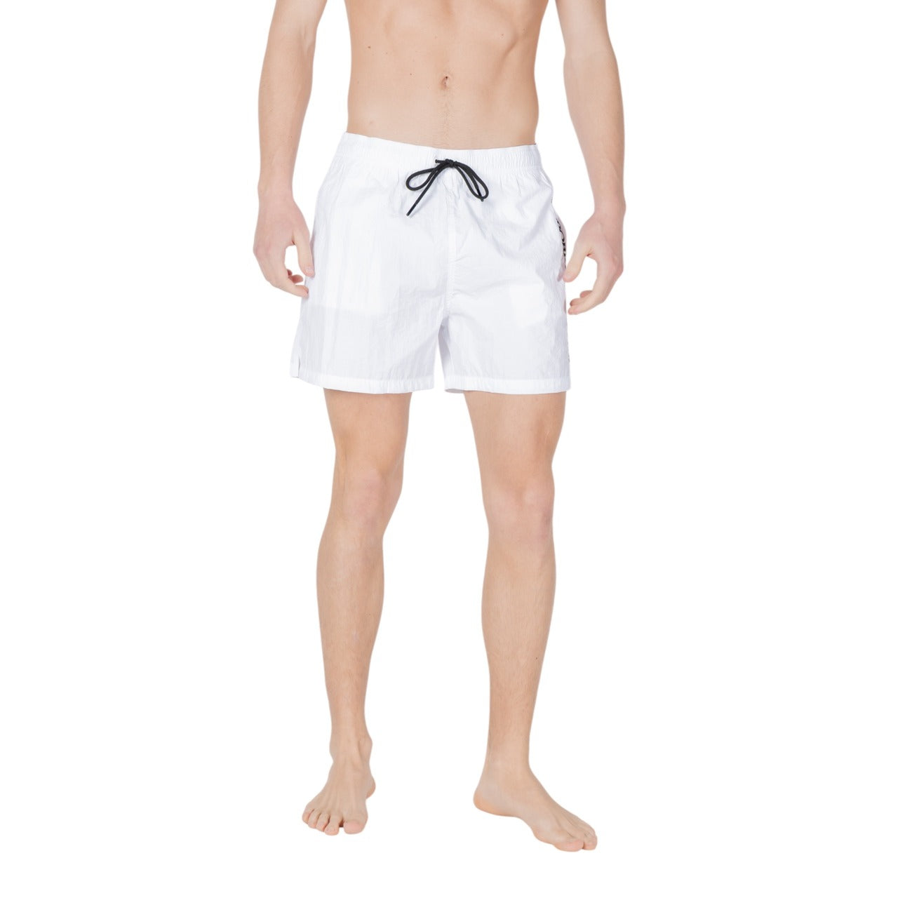 Emporio Armani Underwear Costume Uomo Nero Con Lacci Tasca Singola