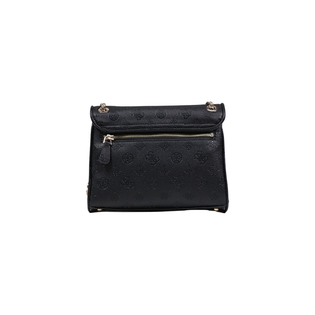 Guess Borsa Donna Nero A Mano E Tracolla 22x20x8 Cm Primavera Estate