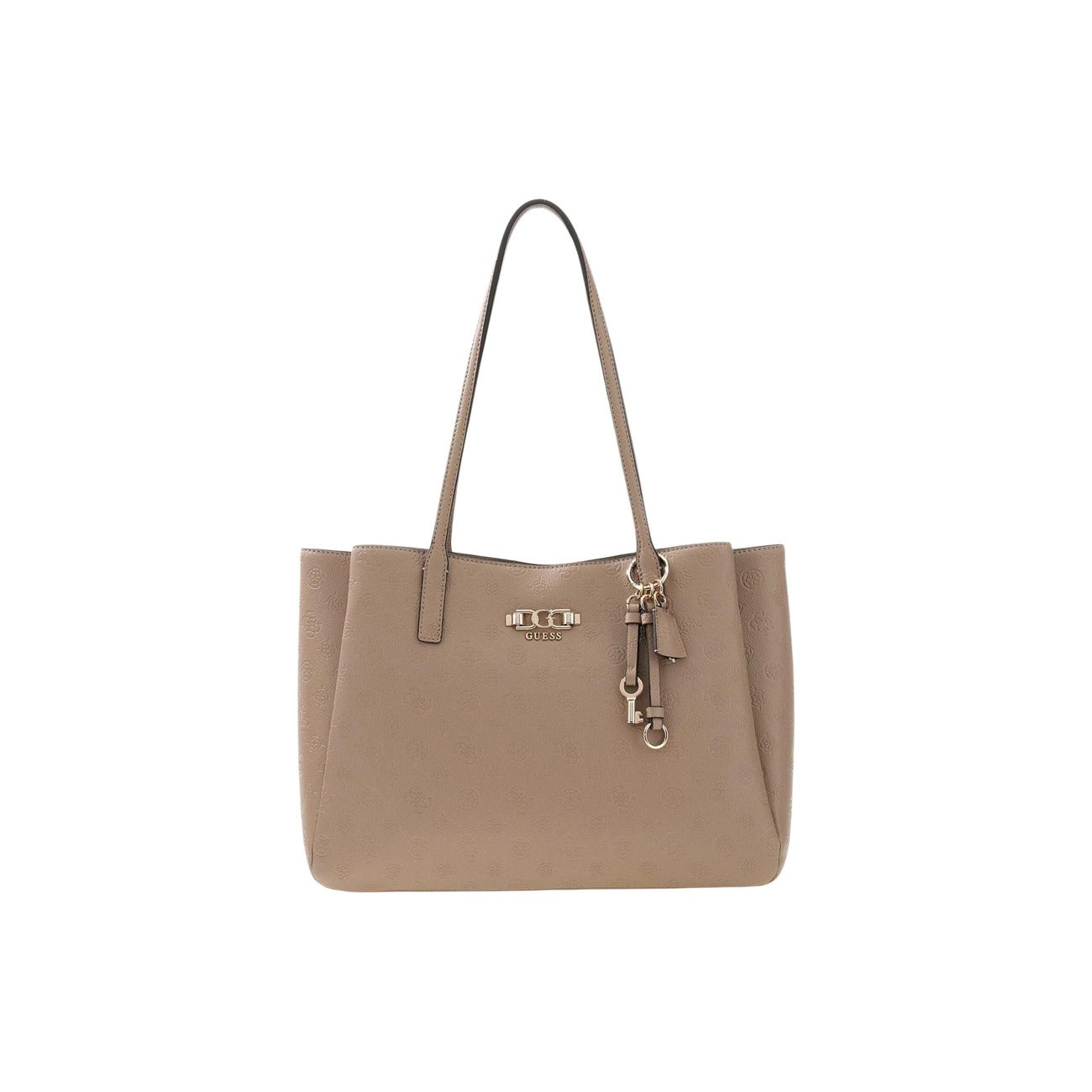 Guess Borsa Donna Beige A Mano Primavera Estate 40x28x14 Con Tasche Interne