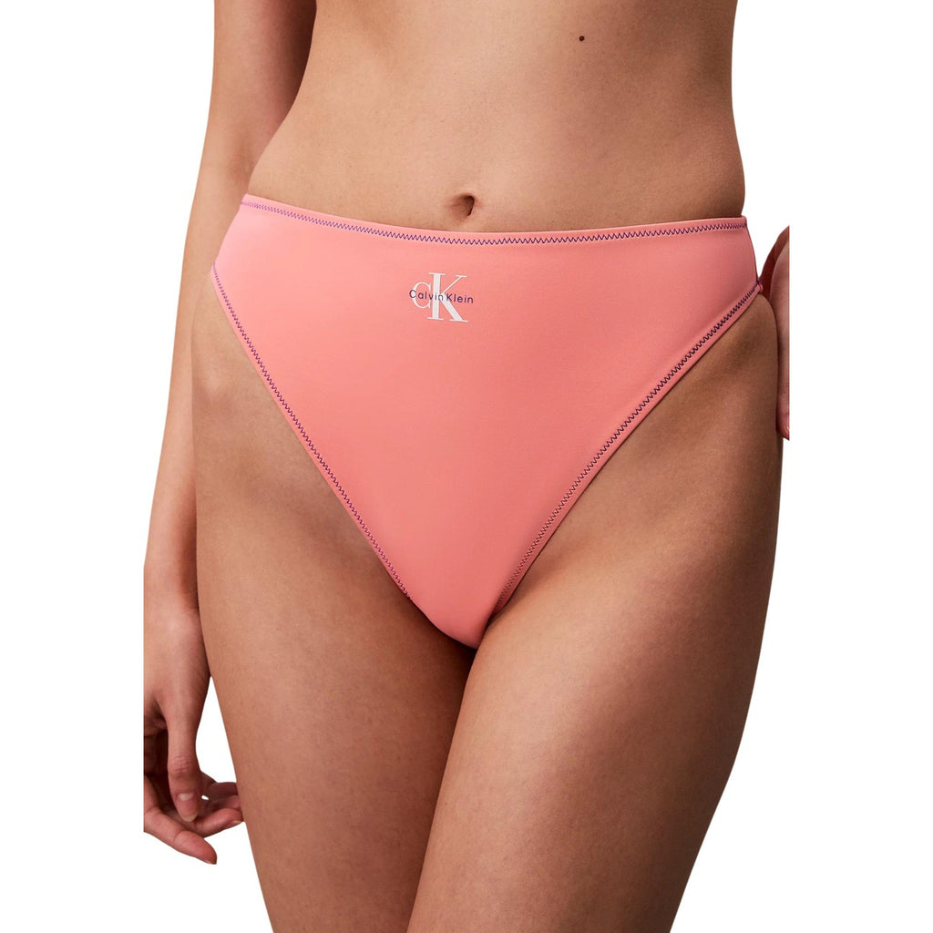 Calvin Klein Jeans Costume Donna Bikini High Leg Rosa Estivo