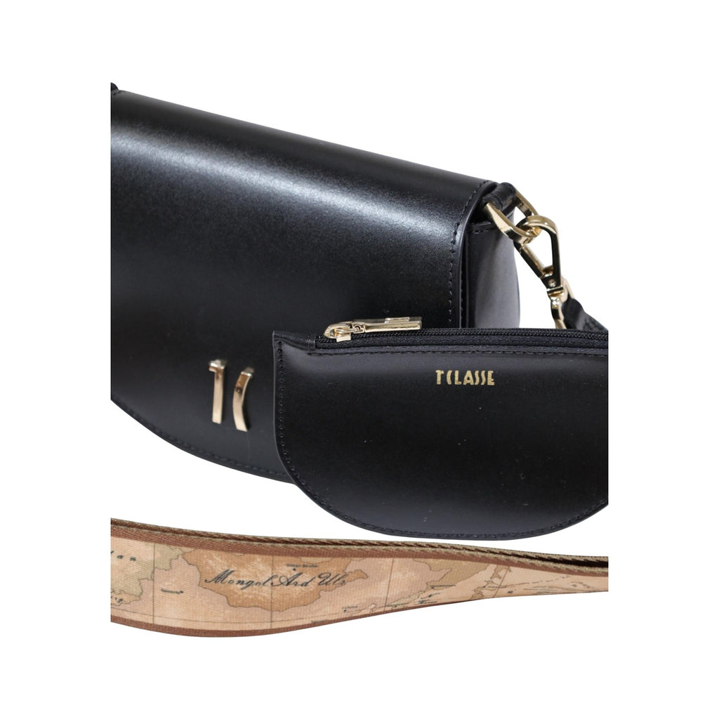 Alviero Martini Prima Classe Borsa Tracolla Donna Nero 20x17x10 Made In Italy Autunno Inverno Elegante