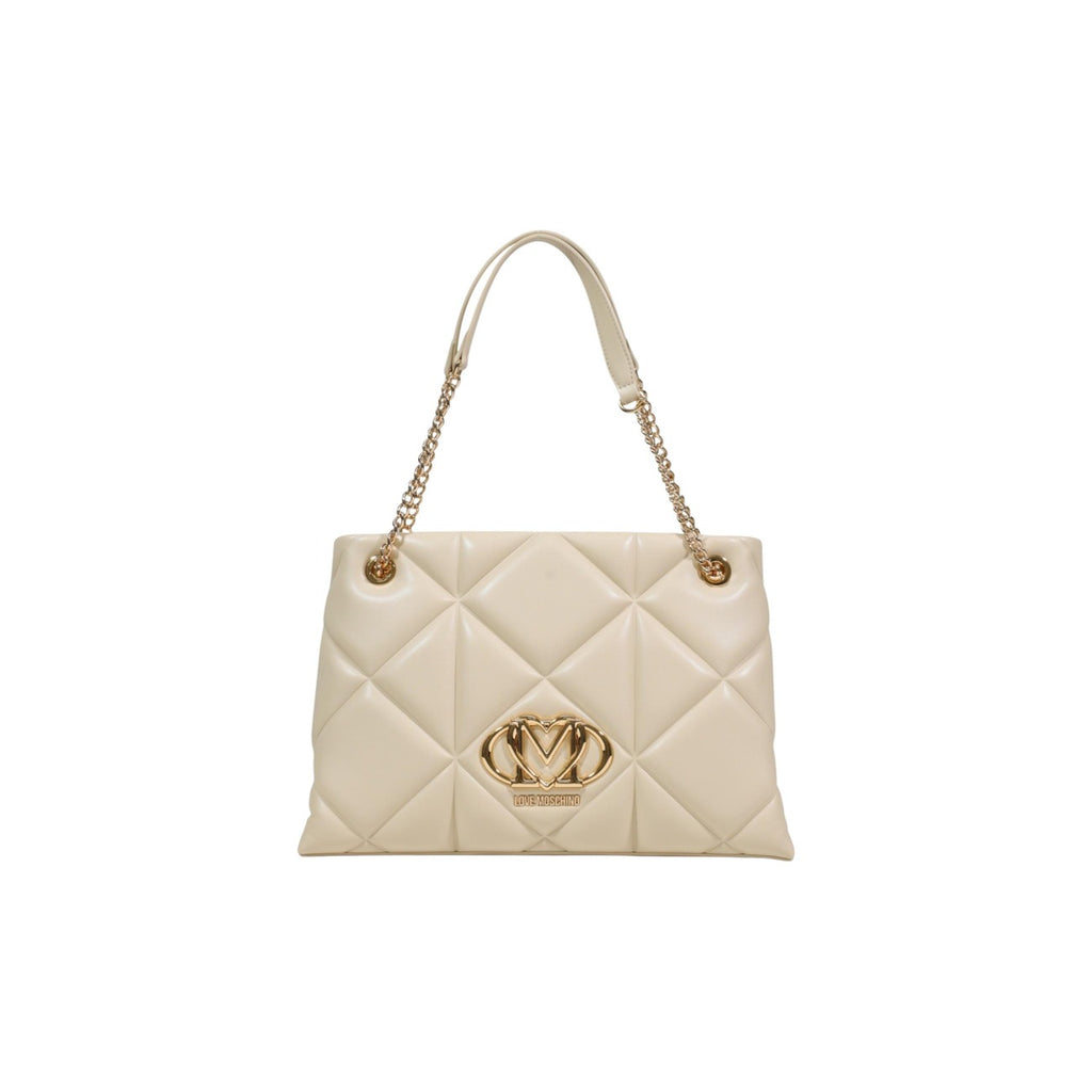 Love Moschino Borsa Donna Beige 36x25x10 Tracolla E Mano