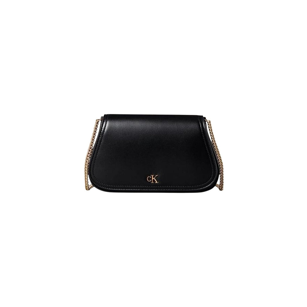 Calvin Klein Borsa A Tracolla Donna Nero Piccola Primavera Estate 19x12x4 Cm Elegante Casual