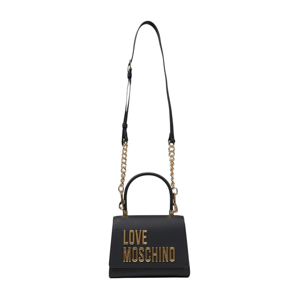 Love Moschino Borsa Donna Nero A Mano Con Tracolla 20x16x10 cm