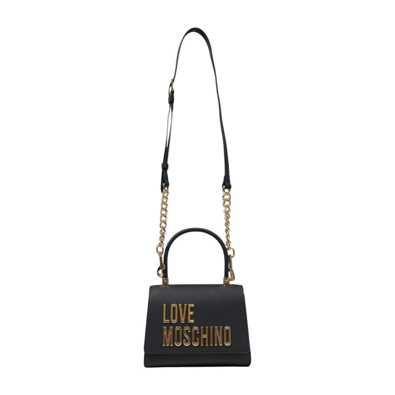Love Moschino Borsa Donna Nero A Mano Con Tracolla 20x16x10 cm