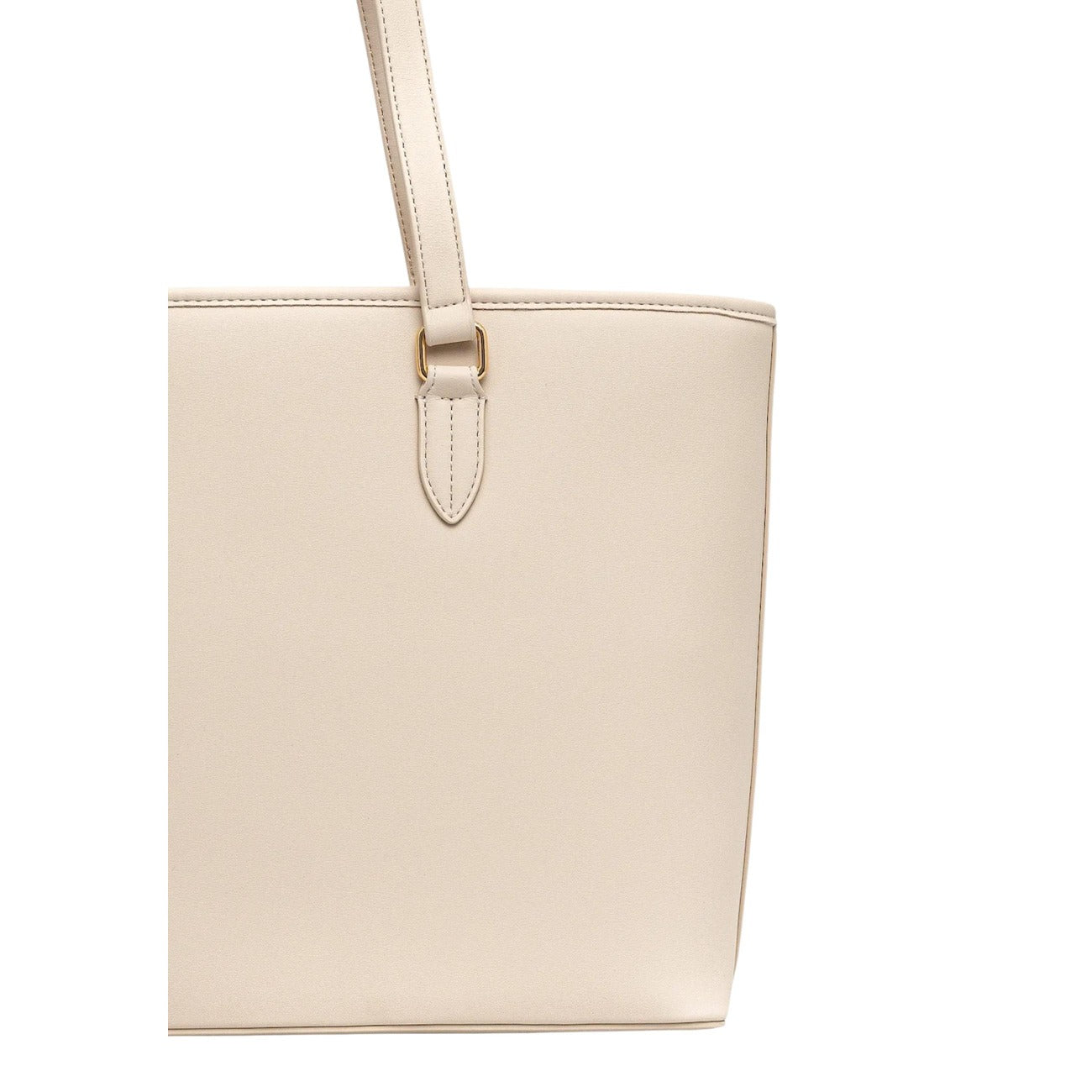 Love Moschino Borsa A Mano Donna Beige 38x28.5x13 In Poliuretano