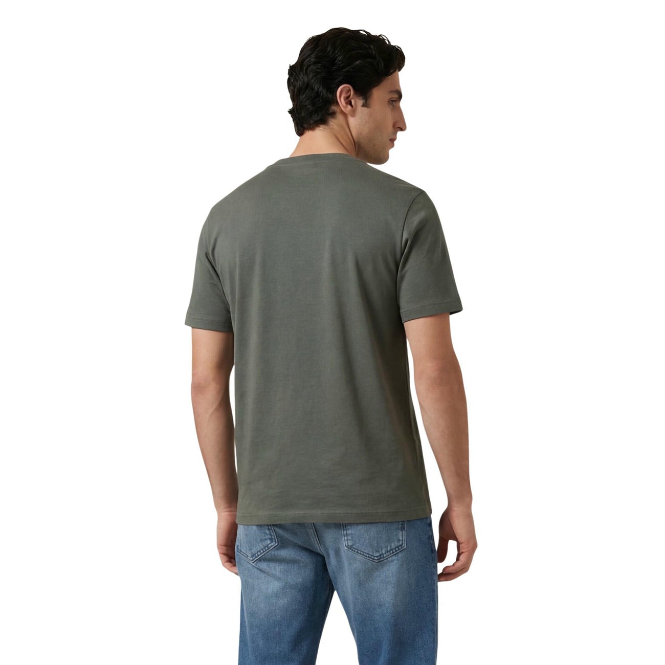 Antony Morato T Shirt Uomo Verde Cotone 100 Maniche Corte Scollo Tondo