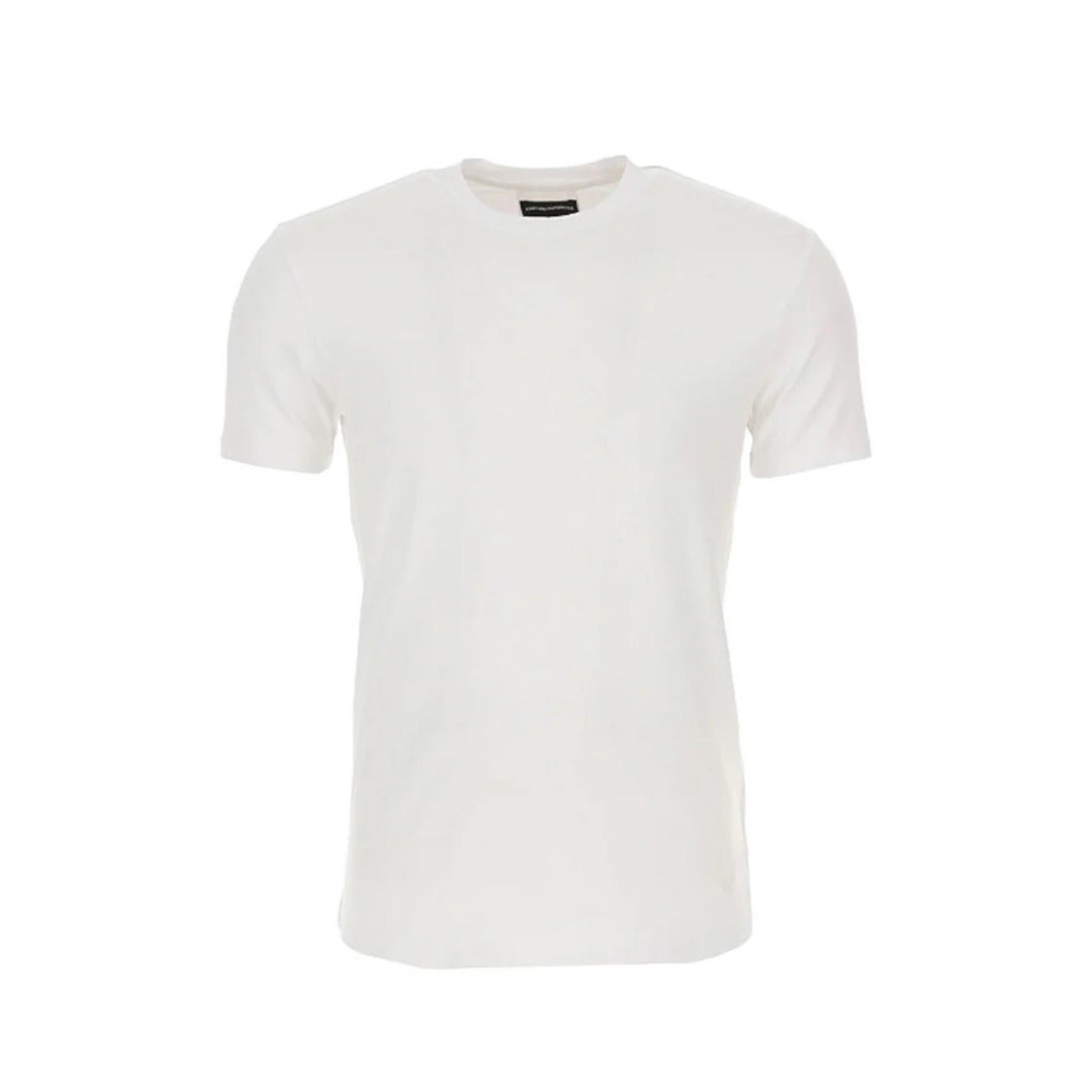 Emporio Armani T Shirt Uomo Bianca Maniche Corte Viscosa Elastan Primavera Estate