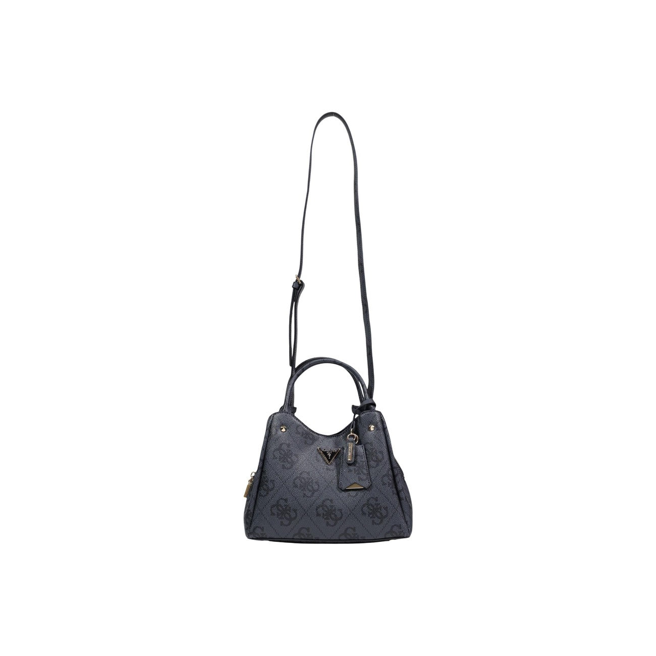 Guess Borsa Donna Grigia A Mano Con Tracolla Stampa 26x20x12 cm