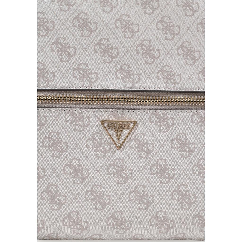 Guess Zaino Donna Manhattan II Large Grigio 27x32x12 Cm Ecopelle