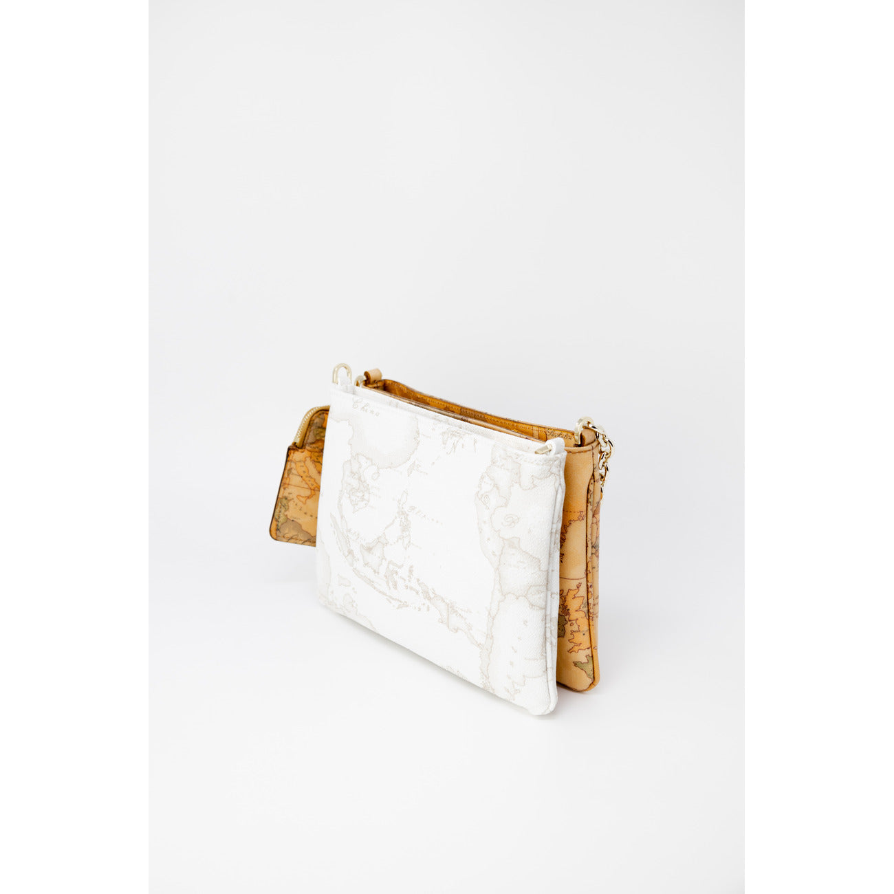 Alviero Martini Prima Classe Borsa A Tracolla Donna Beige In Pelle 70 Percento Made In Italy 16x23x4 Cm Autunno Inverno