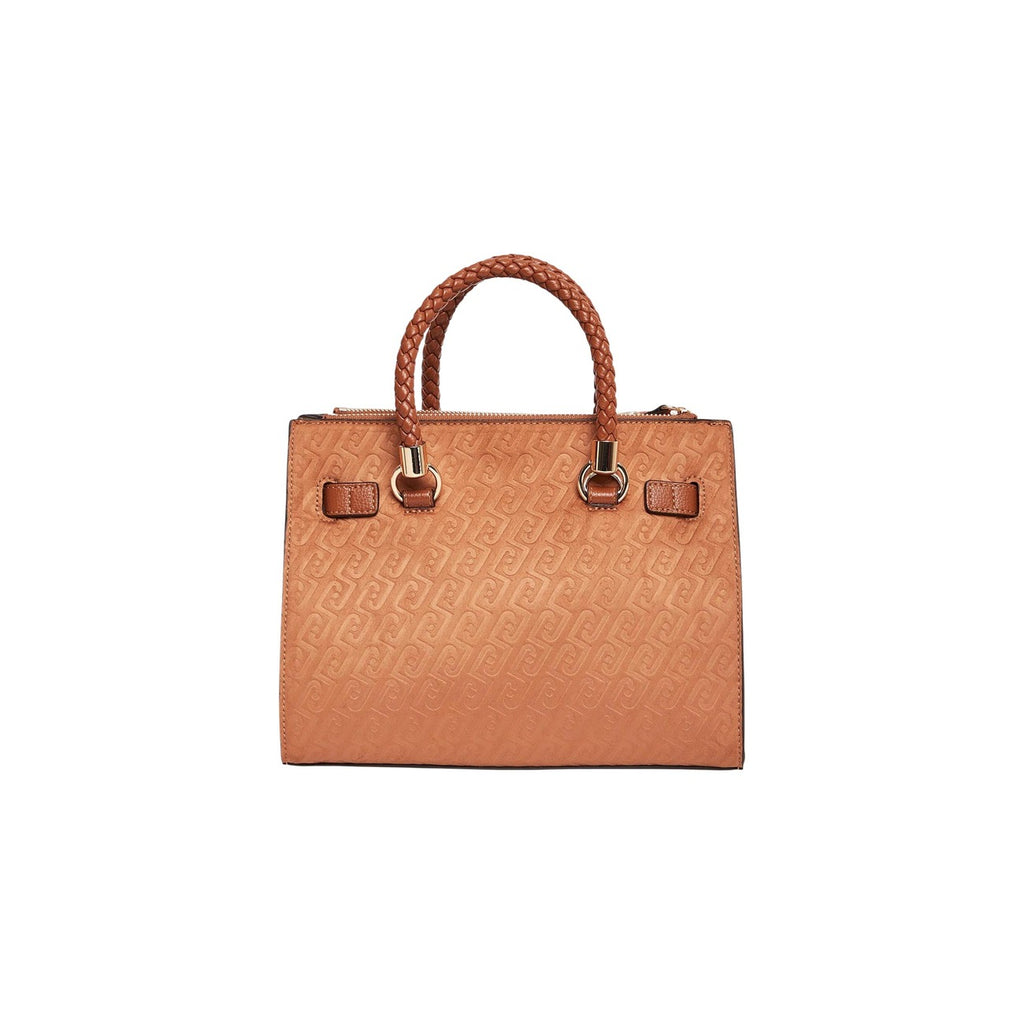 Liu Jo Borsa Donna Beige 27x23x12 A Mano Con Tracolla Poliestere