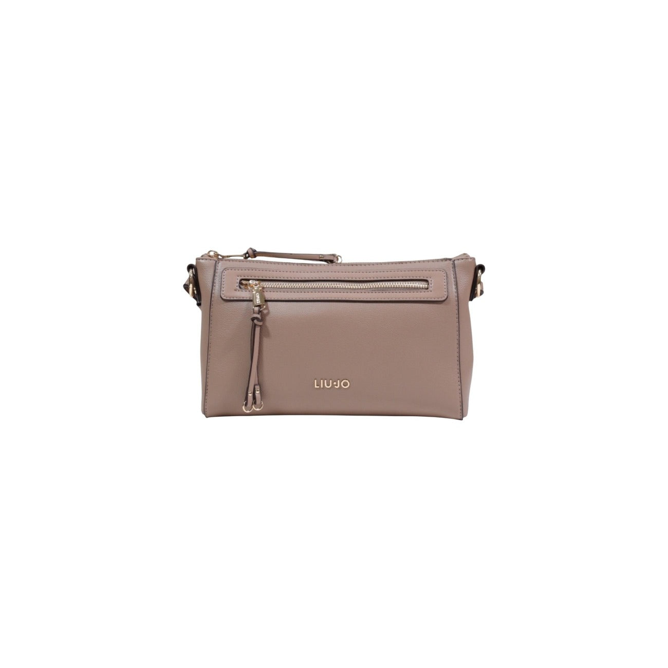 Liu Jo Borsa Donna Beige Tracolla Cerniera Con Tasche 26x16x6 Primavera Estate