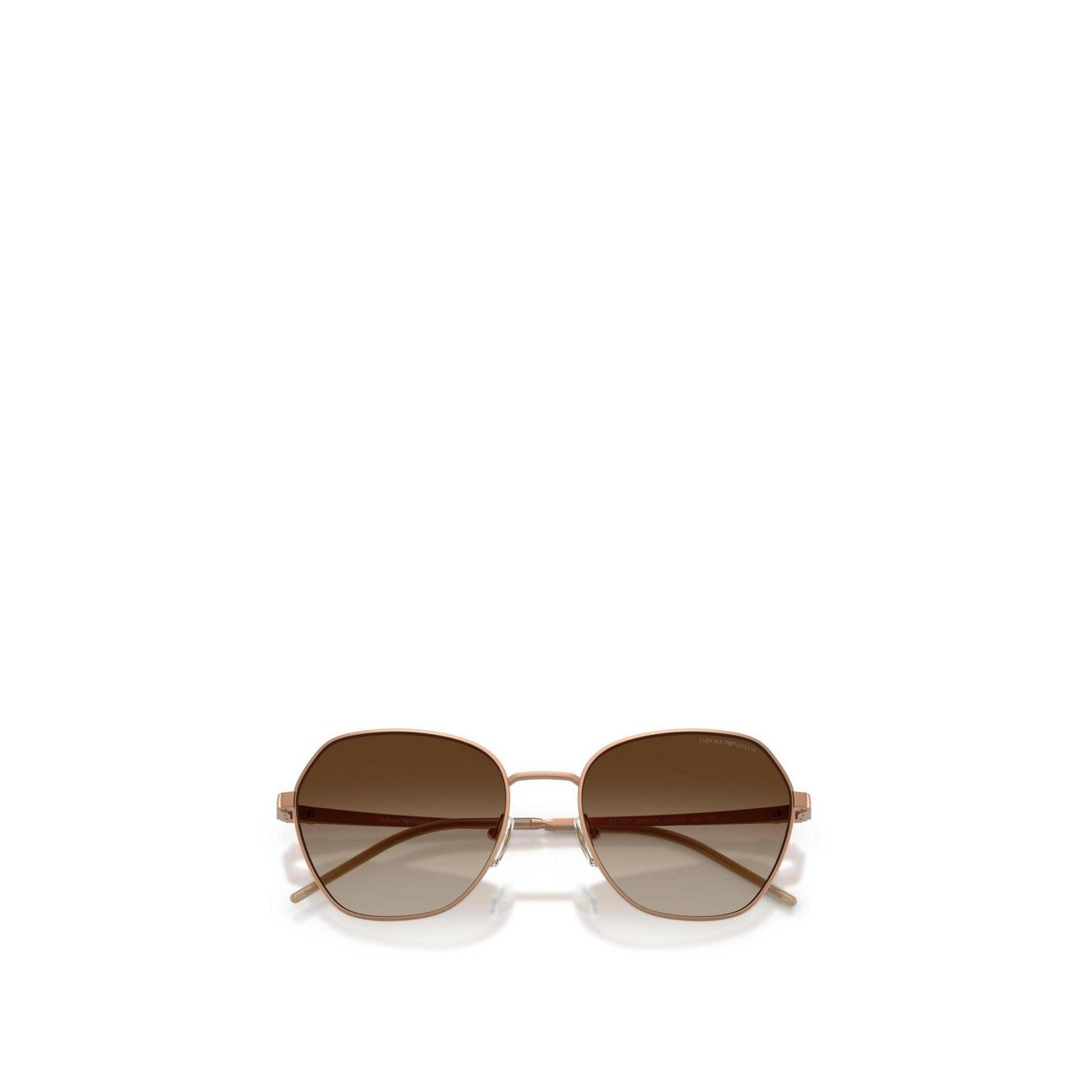 Emporio Armani Occhiali Da Sole Donna Montatura Metallica Marrone Protezione UV