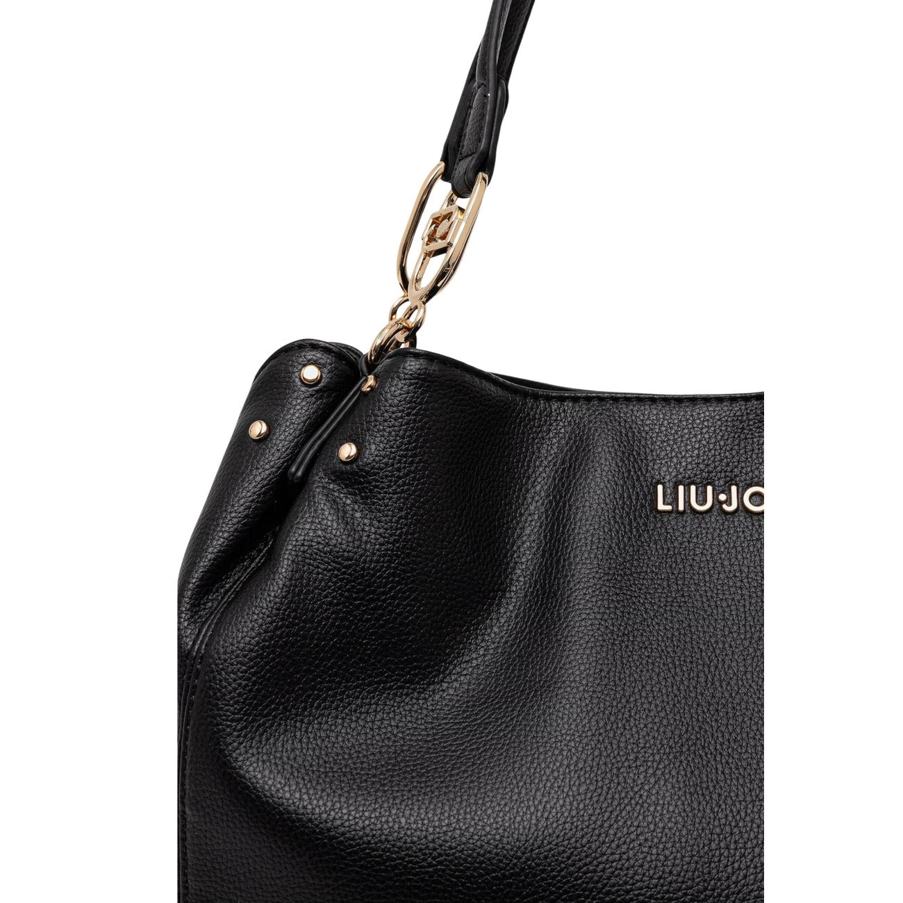 Liu Jo Borsa A Mano Donna Nero 33x27x16 Cm In Poliuretano