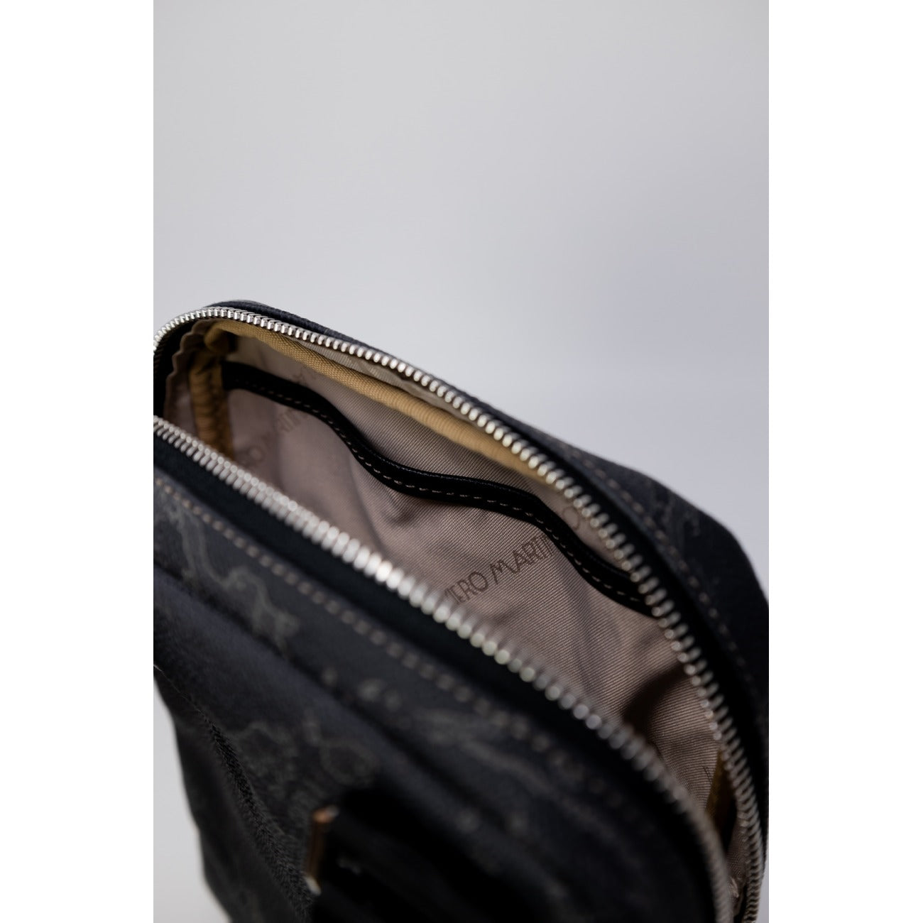 Alviero Martini Prima Classe Borsa Tracolla Uomo Pelle Nero 27x23x7 cm Autunno Inverno Elegante