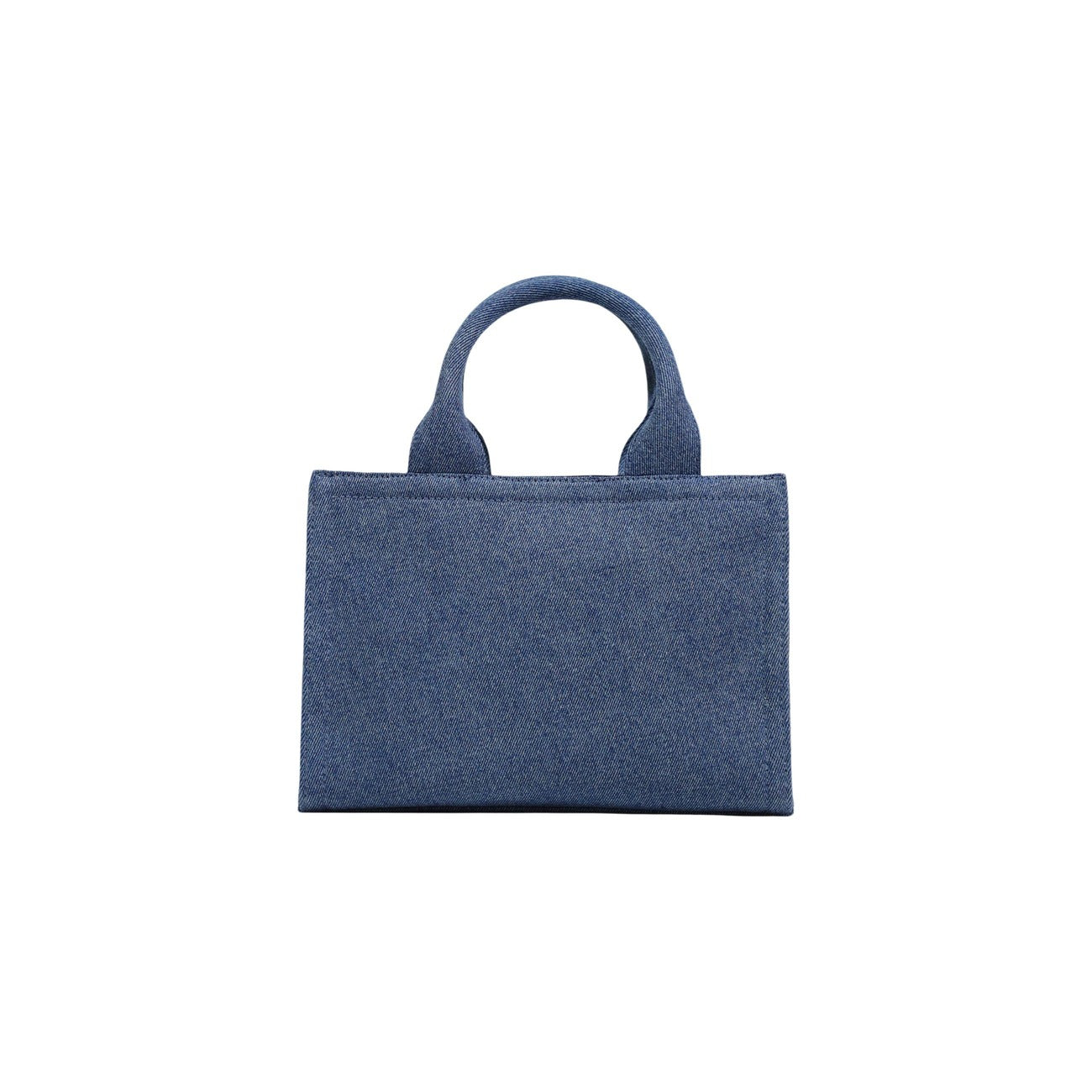 Love Moschino Borsa Donna Blu Stampa Con Zip Tasche Interne 17,5x25,5x9,5