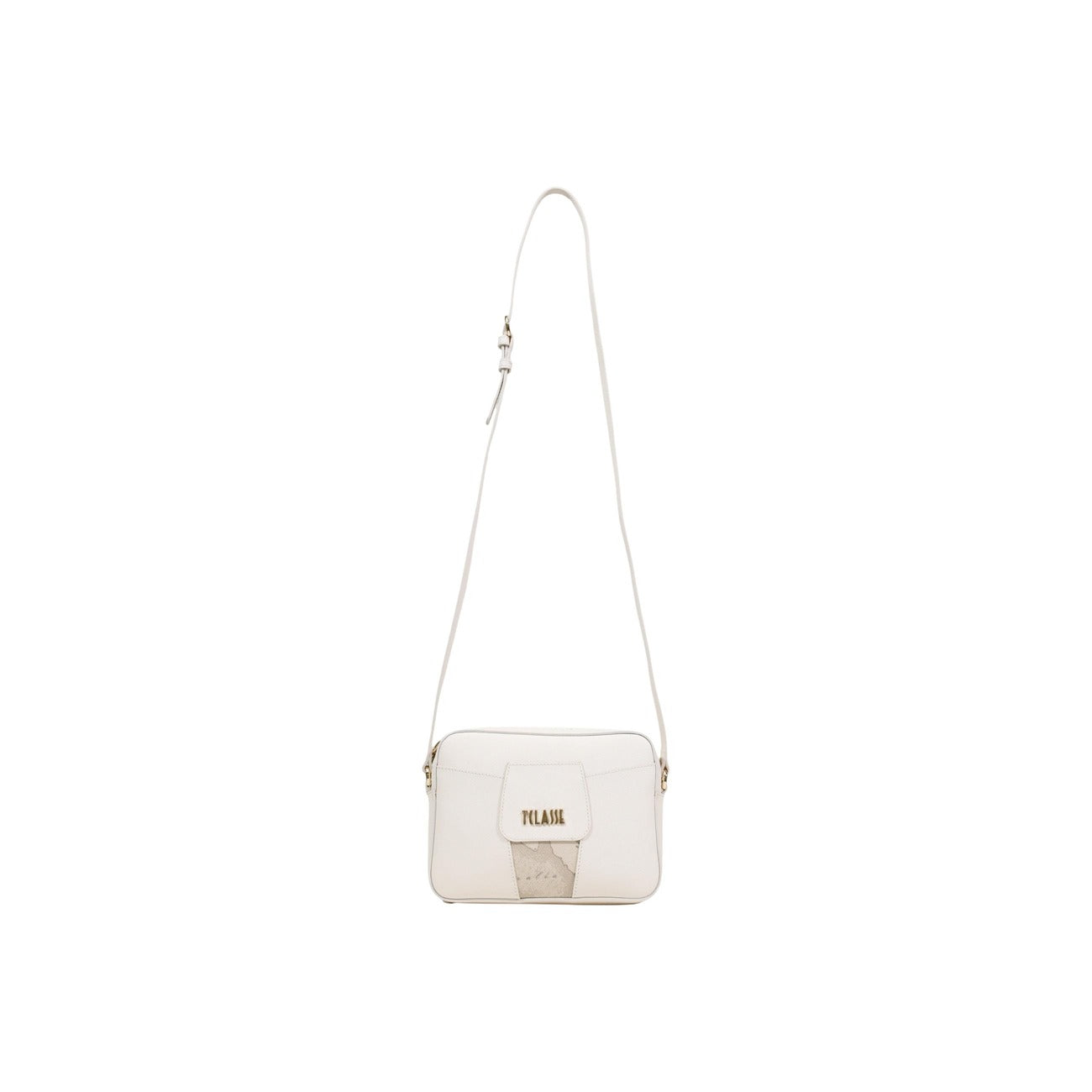 Alviero Martini Prima Classe Borsa Donna Stampa Geo Bianco 15x21x6