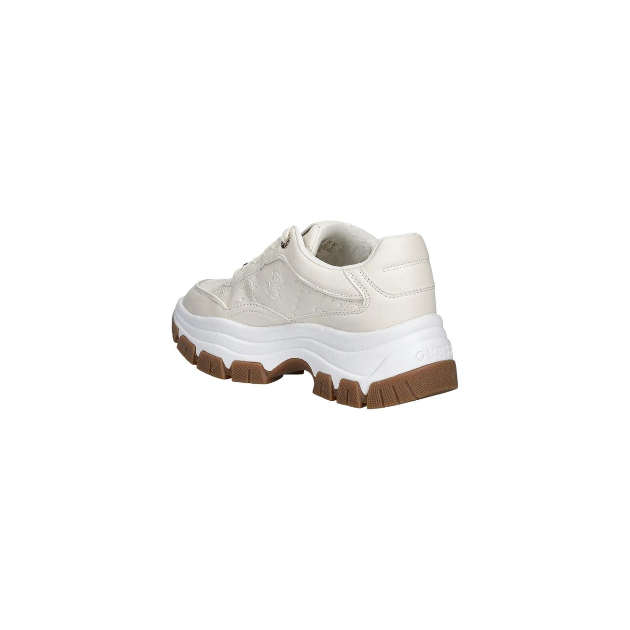 Guess Sneakers Donna Bianche Primavera Estate Lacci In Poliuretano