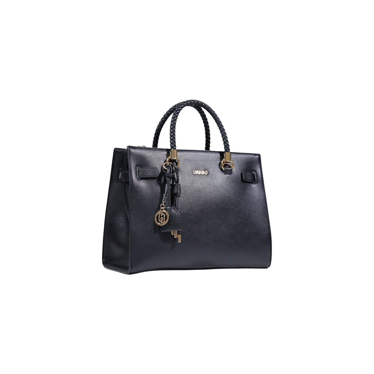 Liu Jo Borsa Donna Tote Nero 31x26x17 Cm Poliuretano Con Tracolla