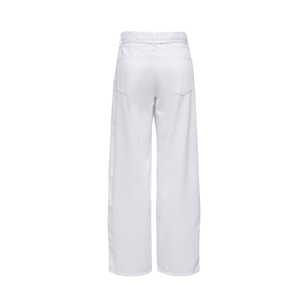 Only Jeans Donna Gianna Straight Bianco 100 Cotone Primavera Estate
