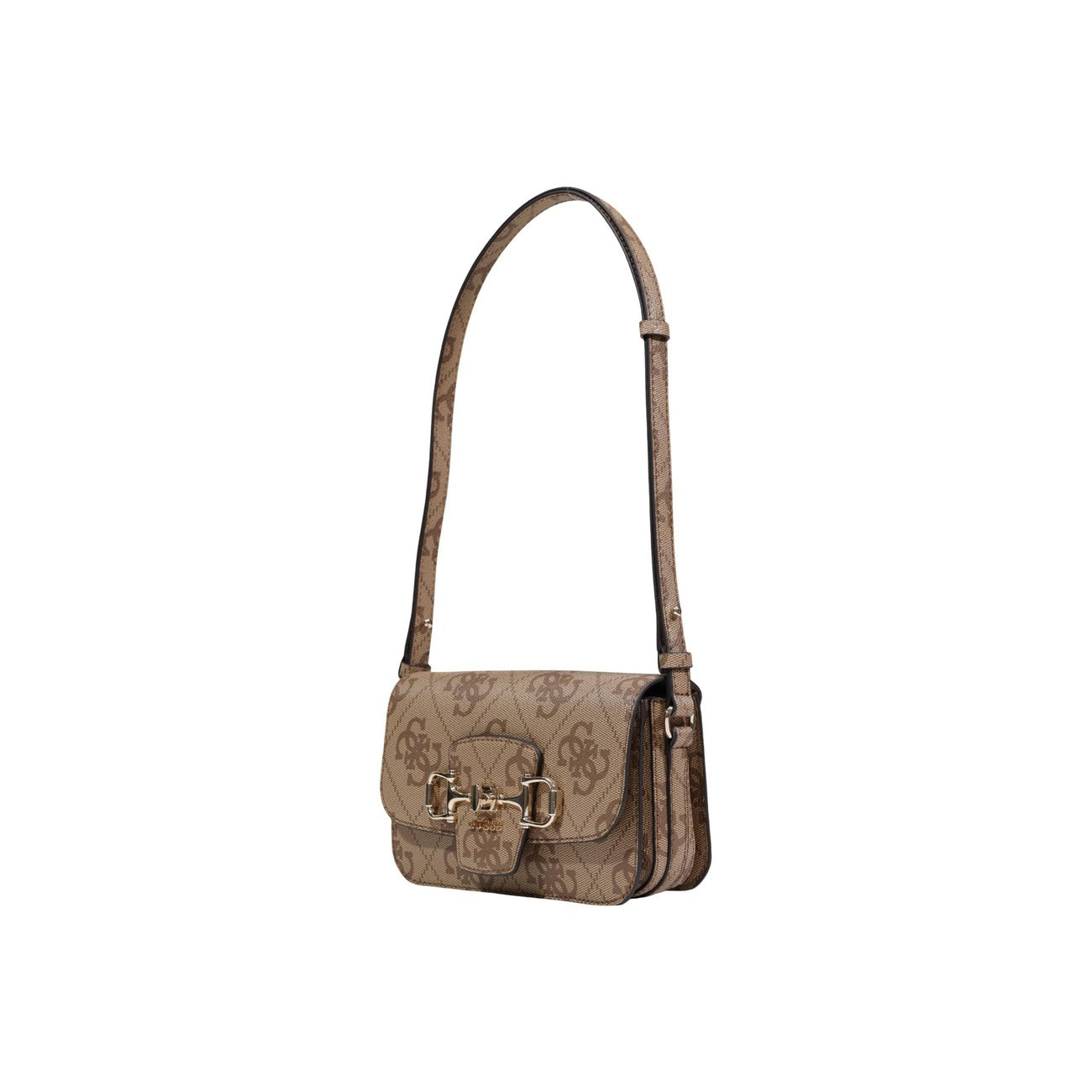 Guess Borsa Donna Beige Stampa A Mano Piccola 22x16x5 Cm