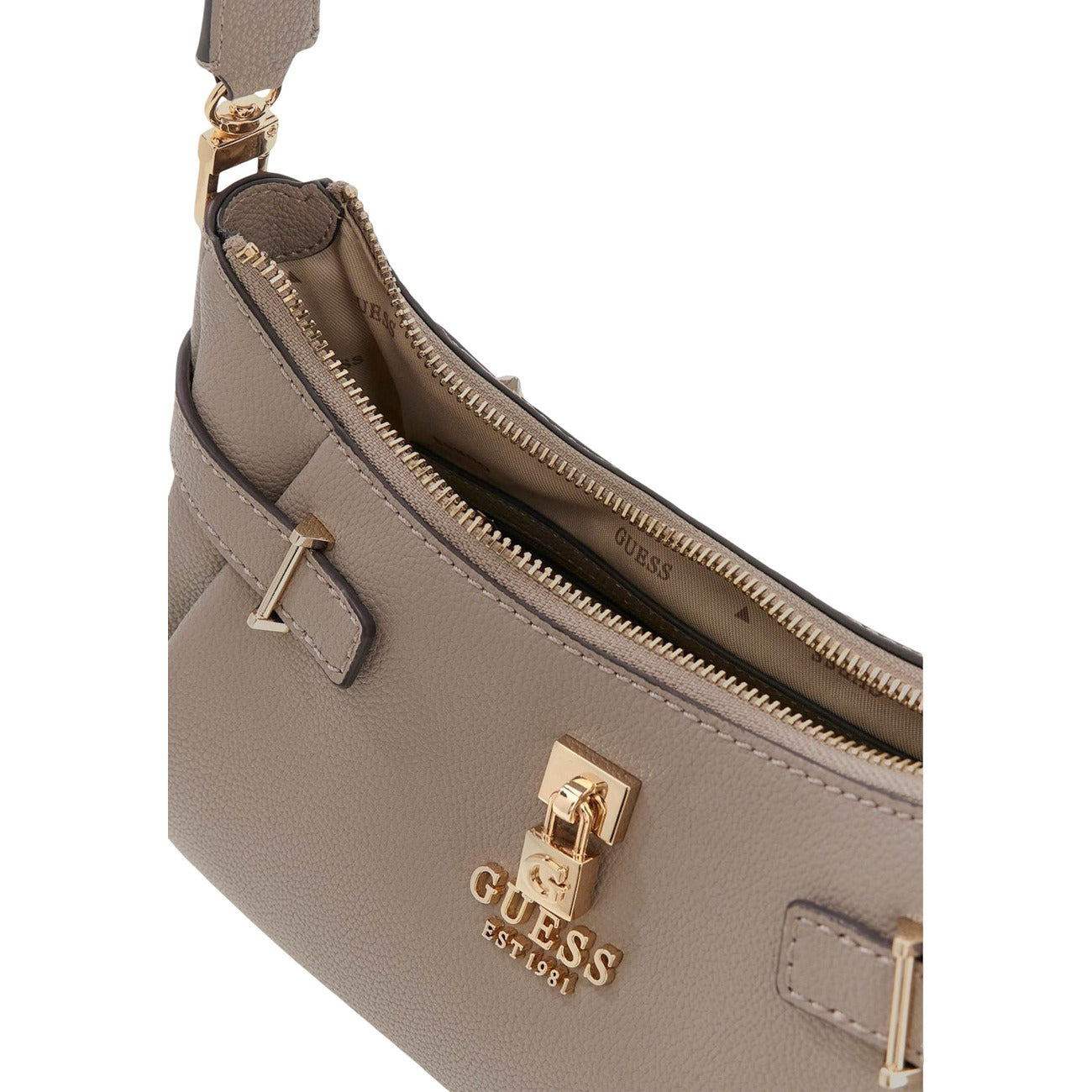 Guess Borsa Donna A Mano Grigio 29x16x9 Pelle Sintetica Primavera Estate