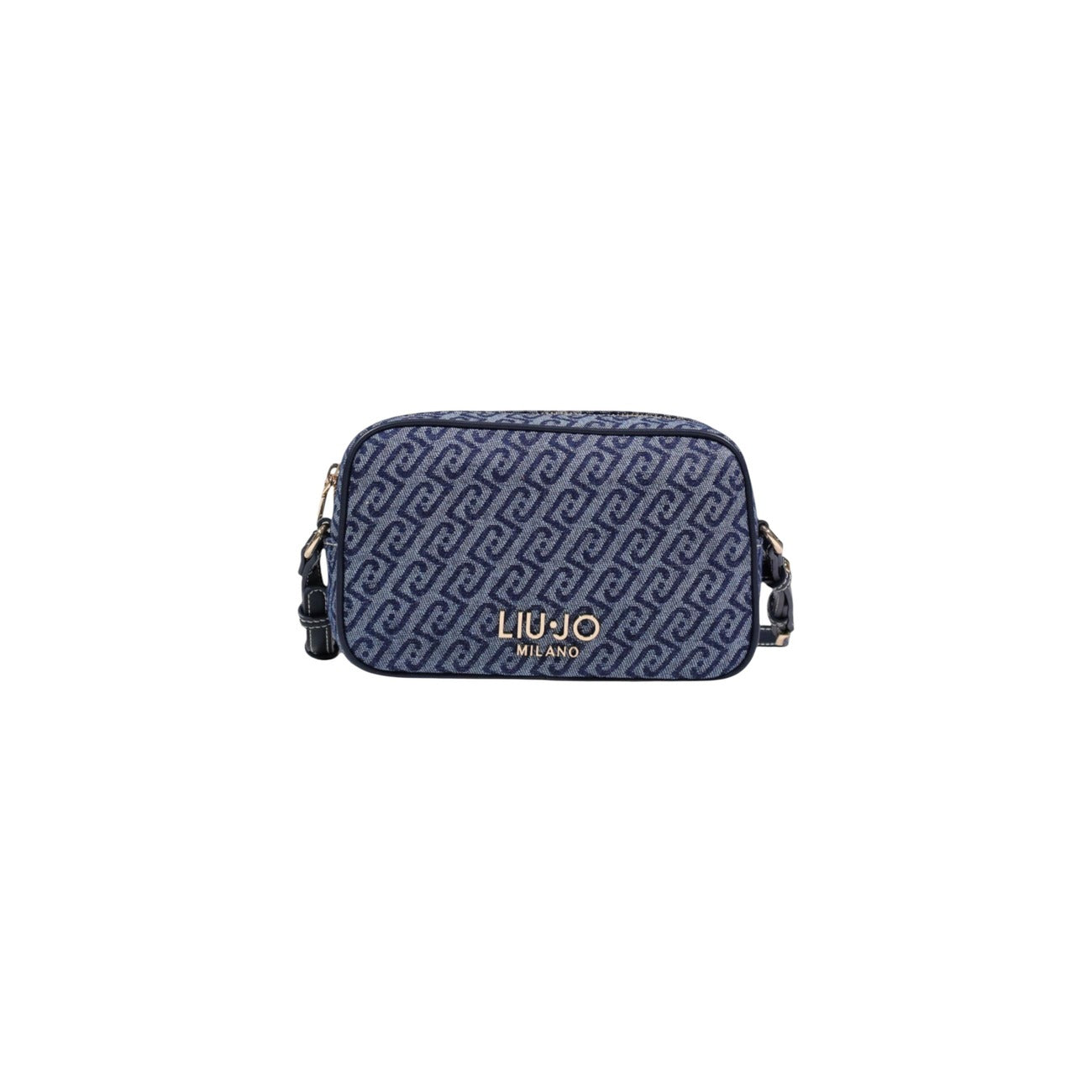 Liu Jo Borsa Donna Camera Case Blu Stampa Con Cerniera Primavera Estate