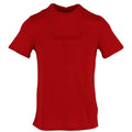 Guess T Shirt Uomo Cotone Rosso Maniche Corte Scollo Tondo Primavera Estate