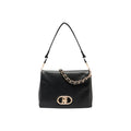 Liu Jo Borsa Tracolla Donna Nera In Ecopelle 32x22x12 Cm