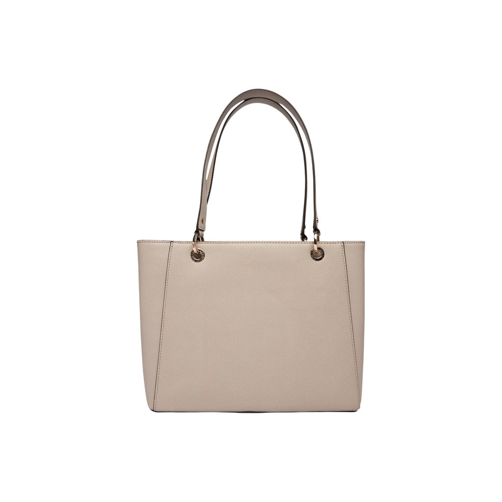 Guess Borsa Donna A Mano Grigia Con Zip Tasche Interne 30x25x9 Cm