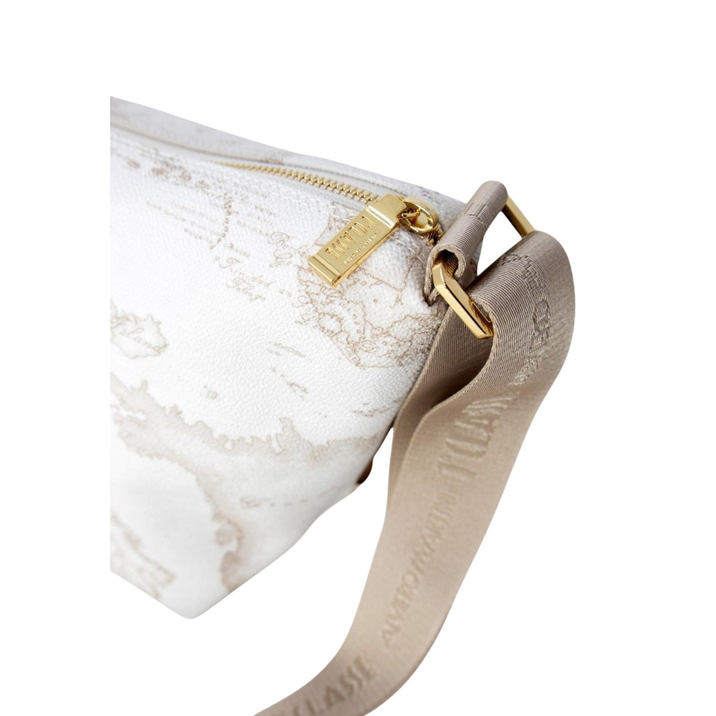 Alviero Martini Prima Classe Borsa Tracolla Donna Bianco 21x40x17 Made In Italy Primavera Estate