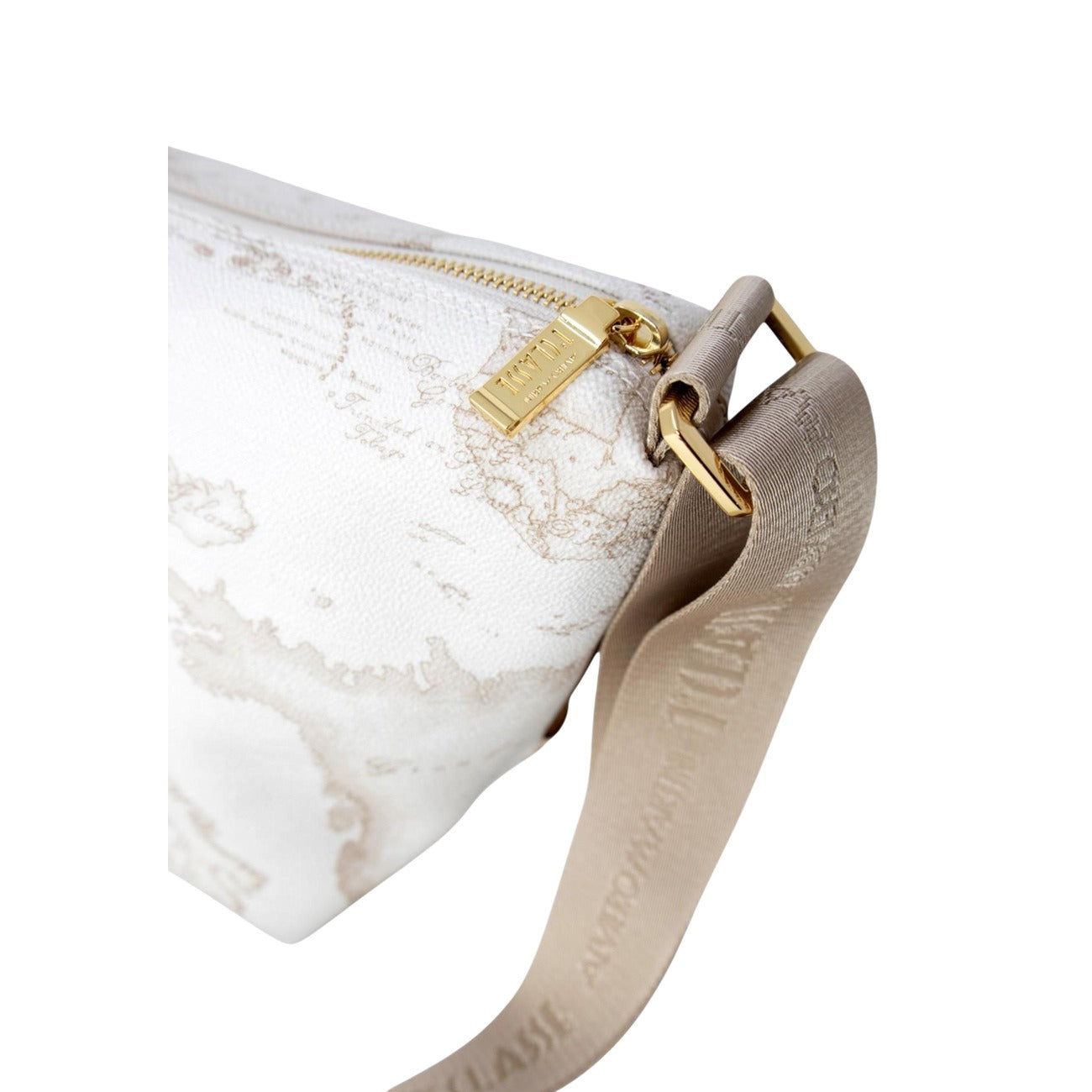 Alviero Martini Prima Classe Borsa Tracolla Donna Bianco 21x40x17 Made In Italy Primavera Estate