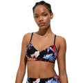 Costume Intero Donna Desigual Stampa Nero Chiusura Clip Primavera Estate