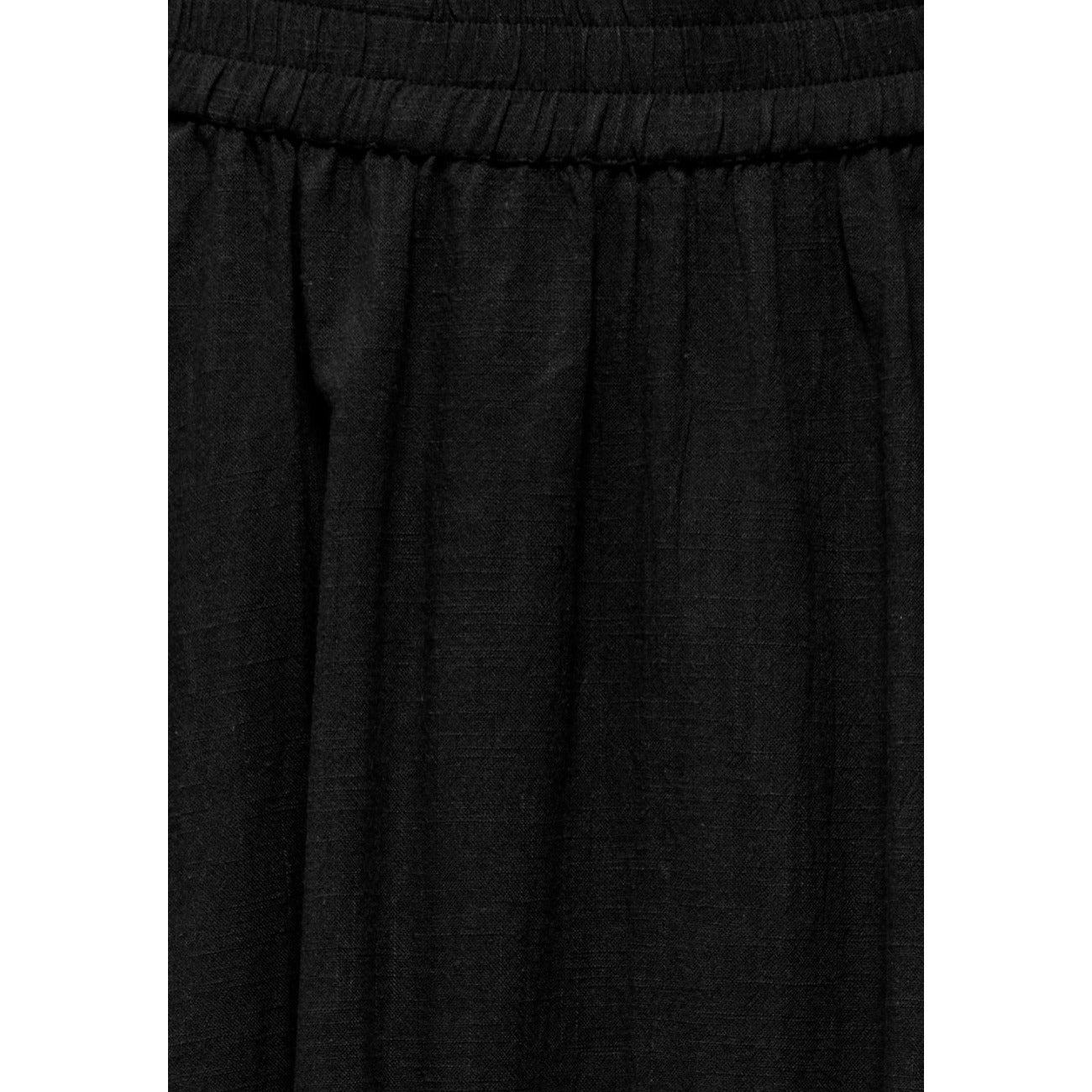 Only Gonna Donna Midi Nera Cotone Puro Primavera Estate